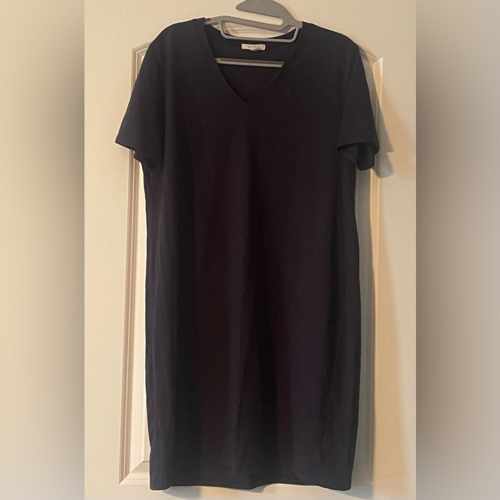 Como Blu Navy Blue T-shirt Dress